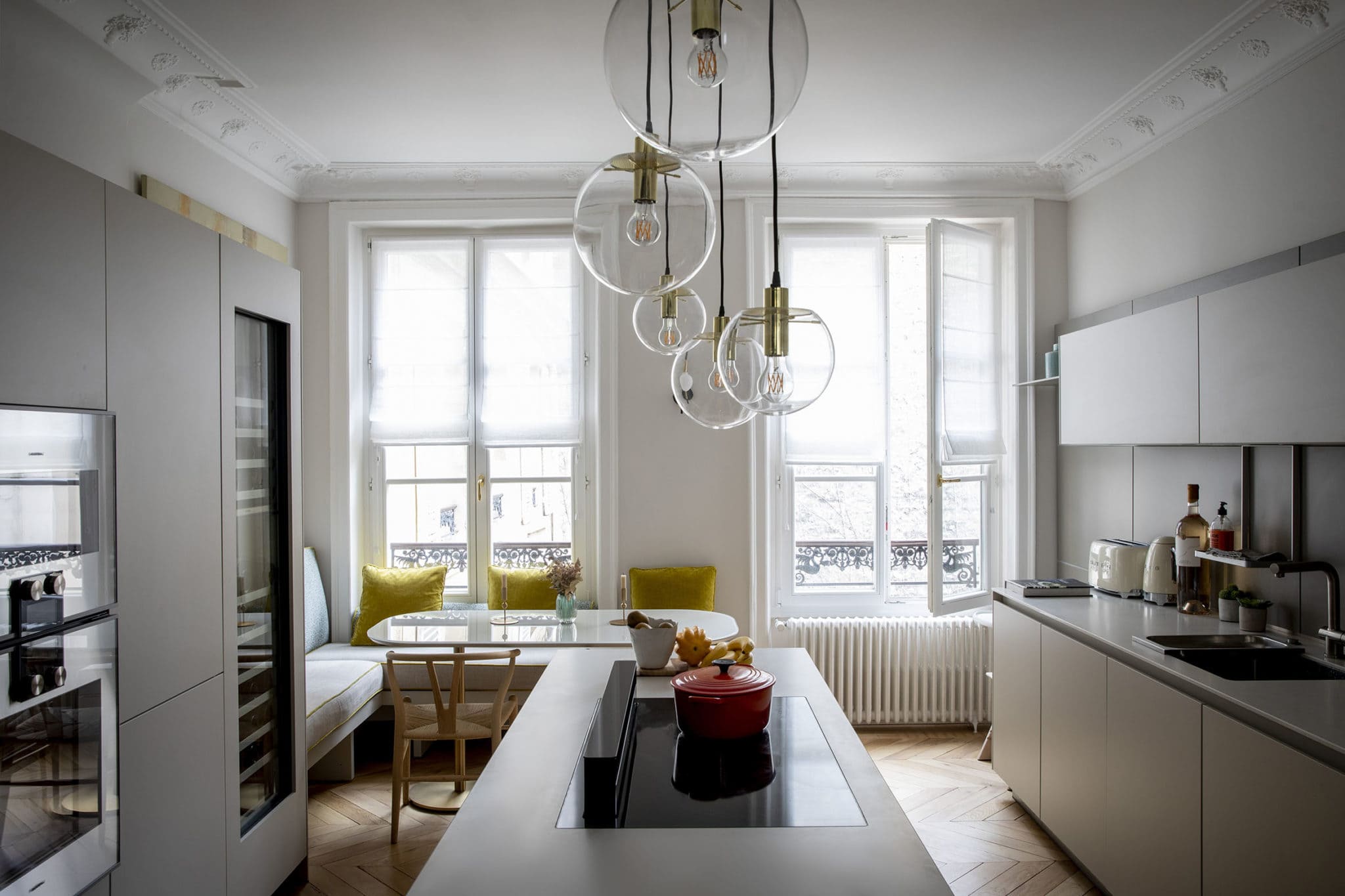 Lighting design for a high-end kitchen